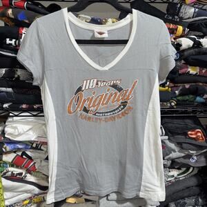 Y2K Harley Davidson Women’s 110 Years Pennsylvania Shirt Size Large